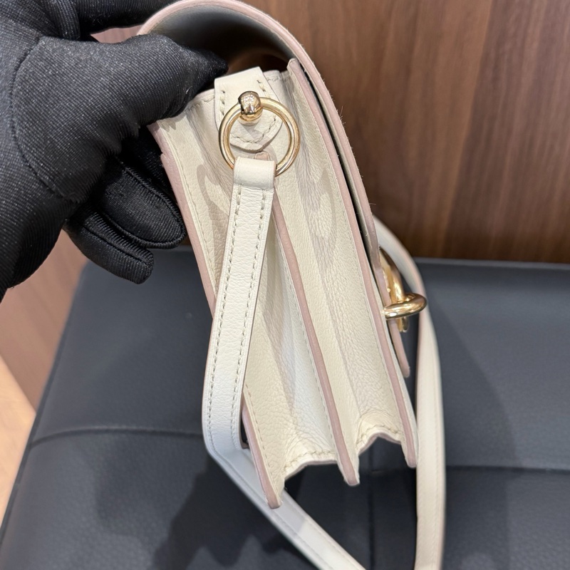 🌈Hermes🧡Mini Roulis🧡冰川白金扣🧡98新🌈Evercolor皮🌟MiniRoulis🌟roulis🌟豬鼻子🌟愛馬仕🌟-3