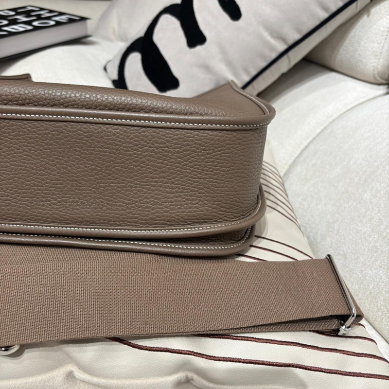 Hermes Evelyne 33,etoupe ,STAMP B,大象灰銀扣-7