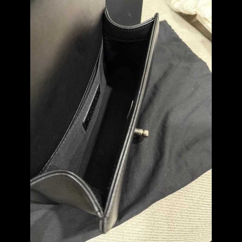香奈兒boy20黑色小牛皮復古銀鏈
芯片款-3