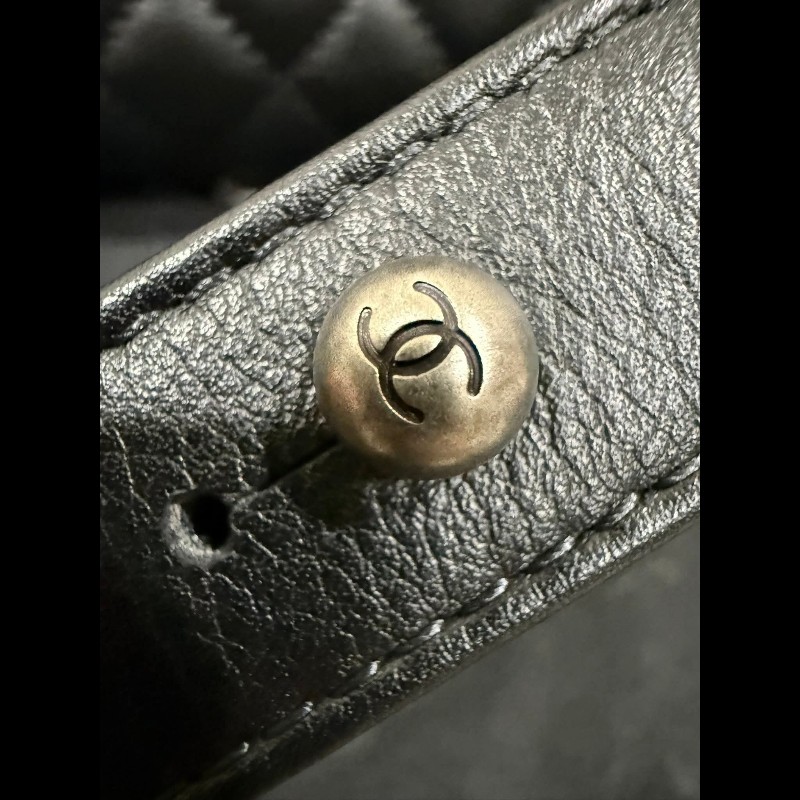 香奈兒boy20黑色小牛皮復古銀鏈
芯片款-18