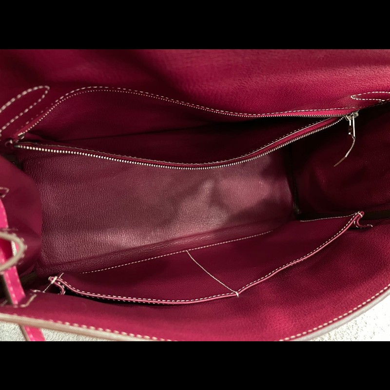 Hermes Kelly 32 E5/K5 糖果粉內拼扥斯卡紫 -10