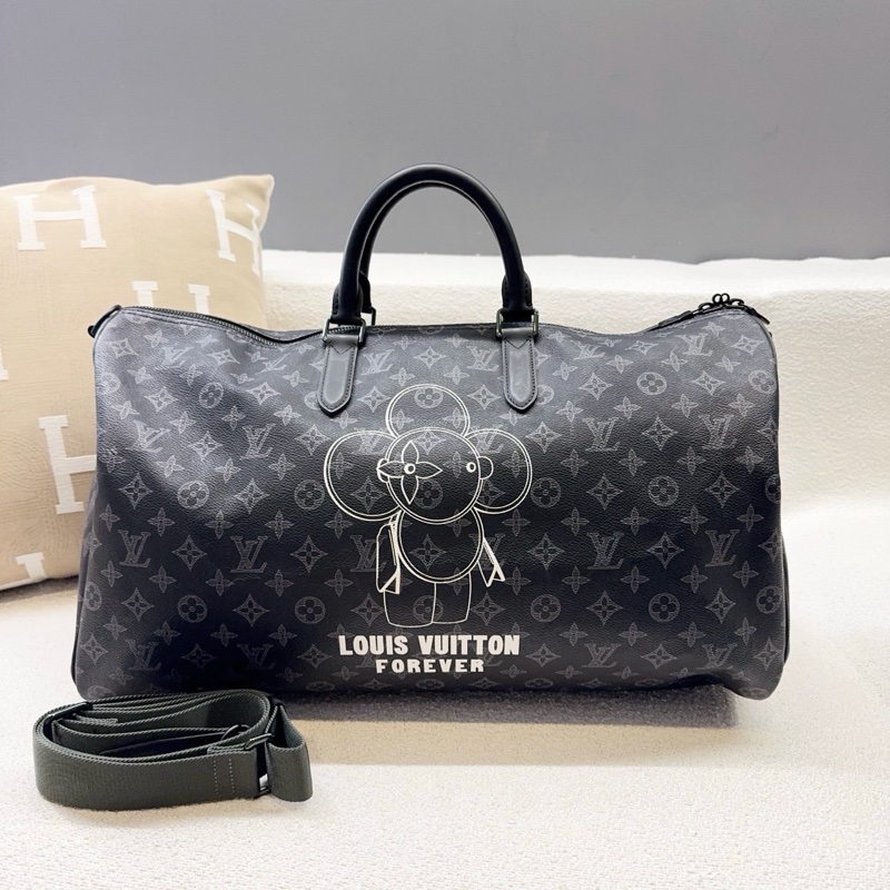 Louis Vuitton • 限量Vivienne太陽花全皮壓紋Keepall 50-1