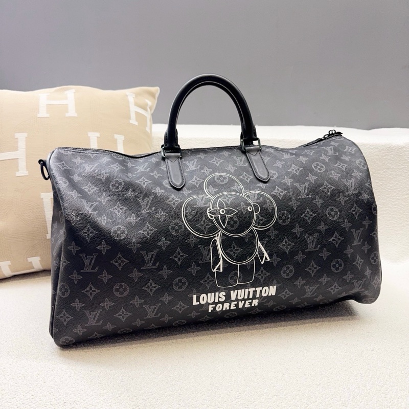 Louis Vuitton • 限量Vivienne太陽花全皮壓紋Keepall 50-5