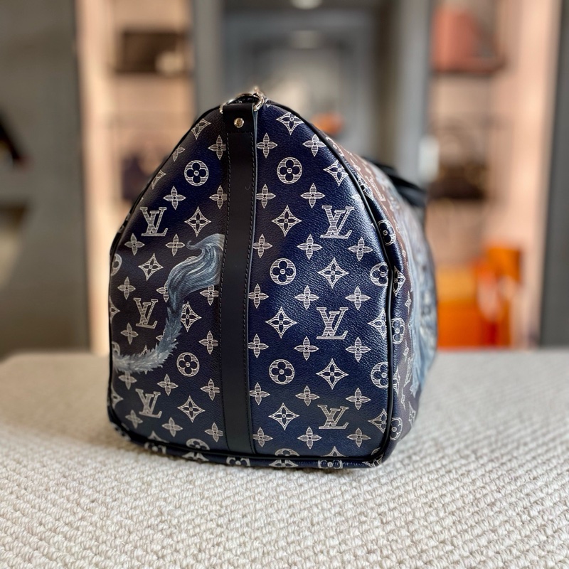 Louis Vuitton • 限量動物園全皮壓紋Keepall 45-3