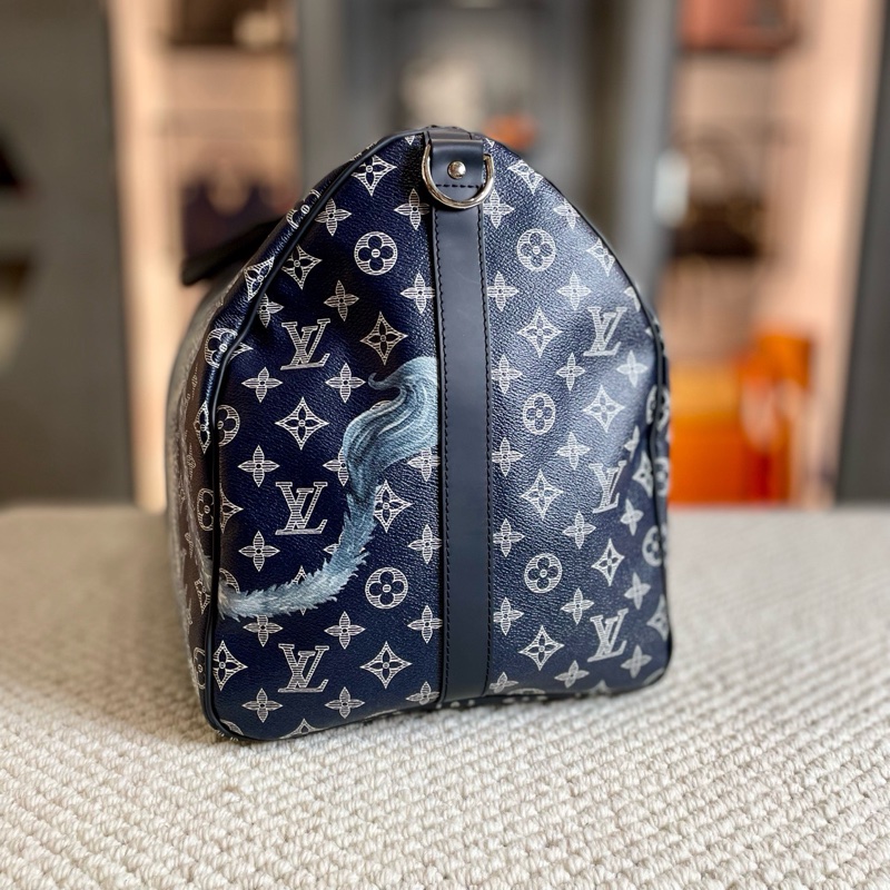 Louis Vuitton • 限量動物園全皮壓紋Keepall 45-4