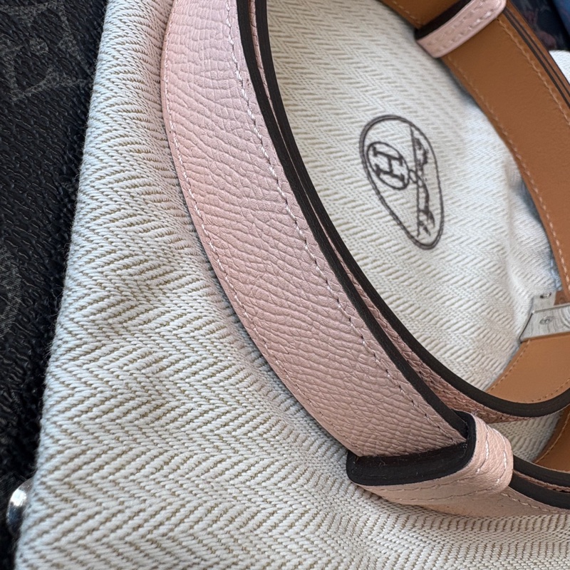 Hermès 愛馬仕腰帶C刻 五金膜在 配 塵袋-2