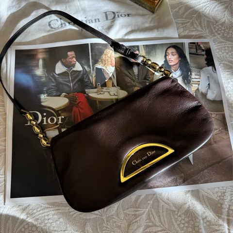 Dior中古半月腋下包