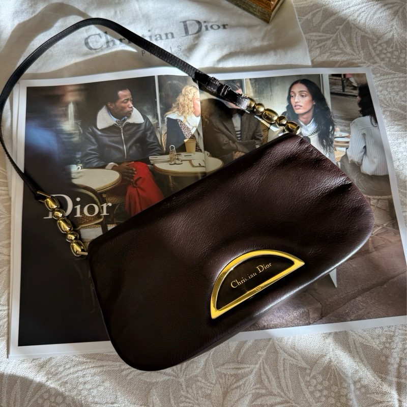 Dior中古半月腋下包-6