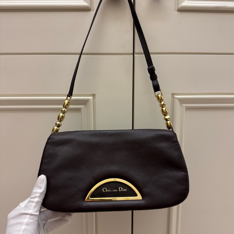 Dior中古半月腋下包-7
