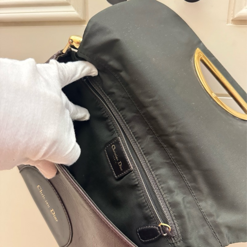 Dior中古半月腋下包-15