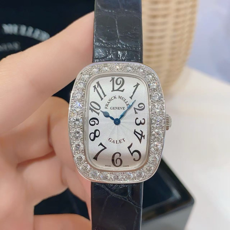 Franck Muller 3002 精鋼鑽石石英女表-0
