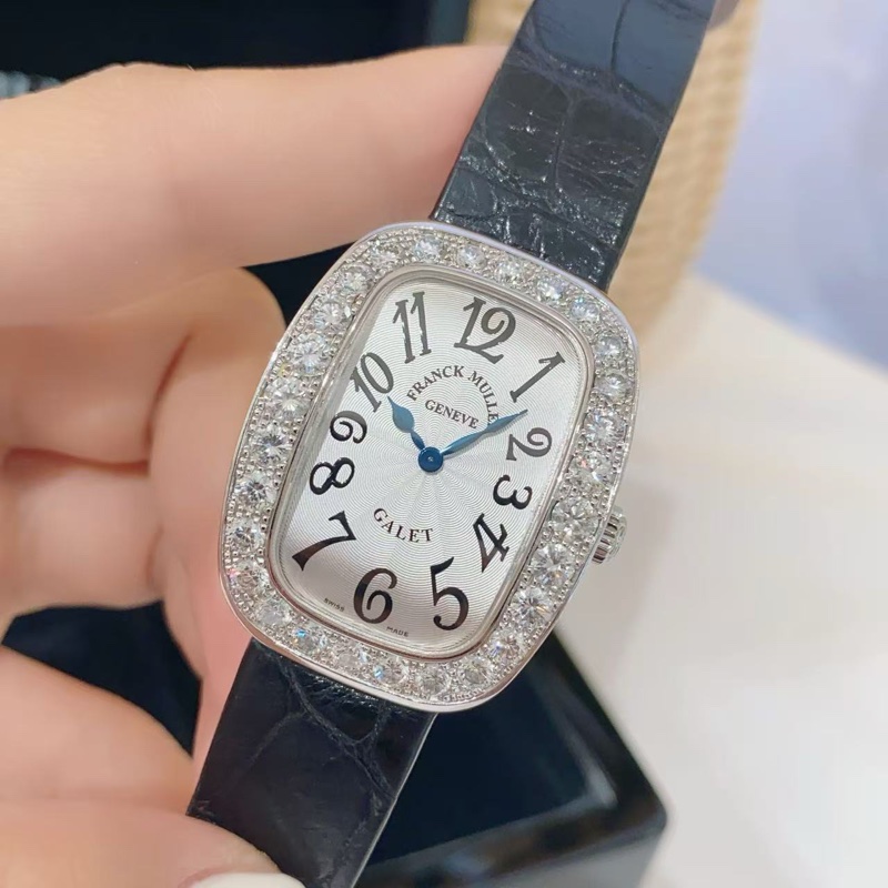 Franck Muller 3002 精鋼鑽石石英女表-2