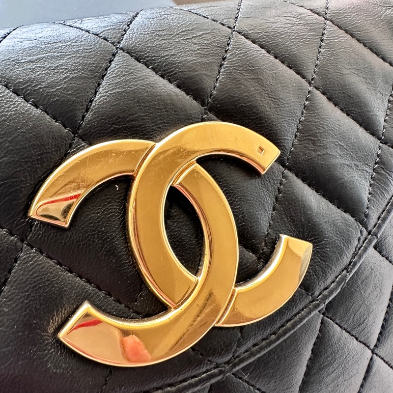 Chanel Vintage Half Moon Diana｜黑金半月胖子🖤✨-2