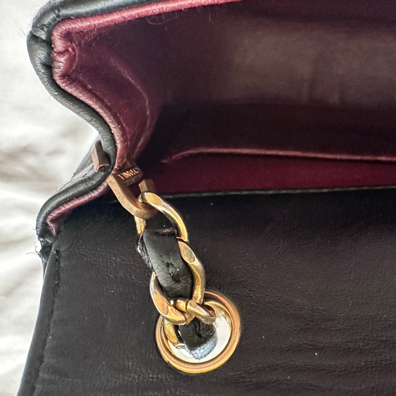 Chanel Vintage Half Moon Diana｜黑金半月胖子🖤✨-13