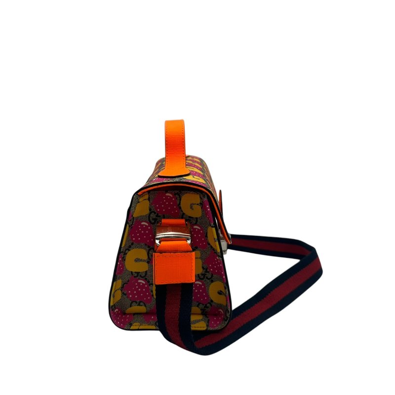 【美收精品】Gucci 草莓側背包 C-562【隔月月中將轉賣至日本 上架期限30天】-2