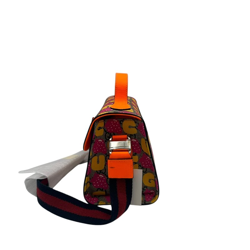 【美收精品】Gucci 草莓側背包 C-562【隔月月中將轉賣至日本 上架期限30天】-3
