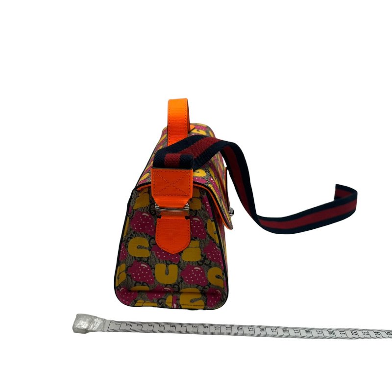 【美收精品】Gucci 草莓側背包 C-562【隔月月中將轉賣至日本 上架期限30天】-13