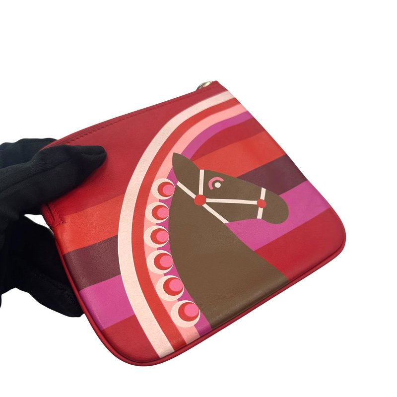 【美收精品】HERMES 牛皮手拿包  C-563【隔月月中將轉賣至日本 上架期限30天】-4
