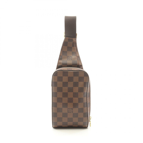 路易威登 Geronimos Damier Ebene 腰包/斜背包 N51994 PVC塗層帆布 棕色 二手 男女通用