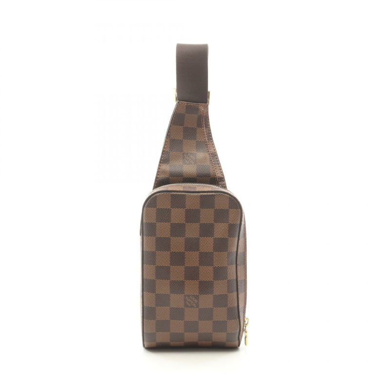 路易威登 Geronimos Damier Ebene 腰包/斜背包 N51994 PVC塗層帆布 棕色 二手 男女通用-0