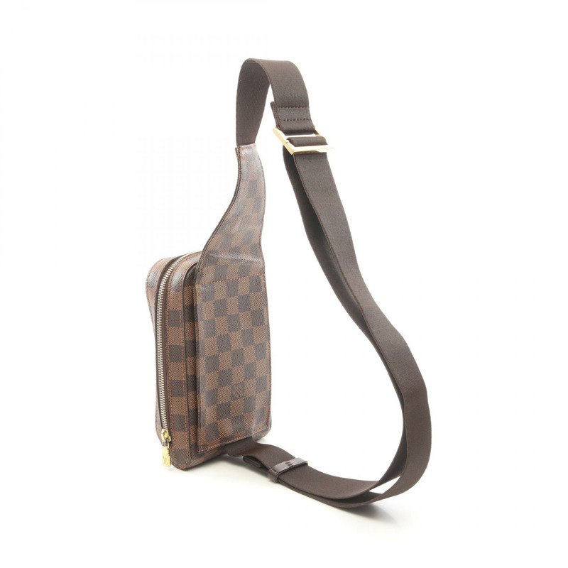 路易威登 Geronimos Damier Ebene 腰包/斜背包 N51994 PVC塗層帆布 棕色 二手 男女通用-1