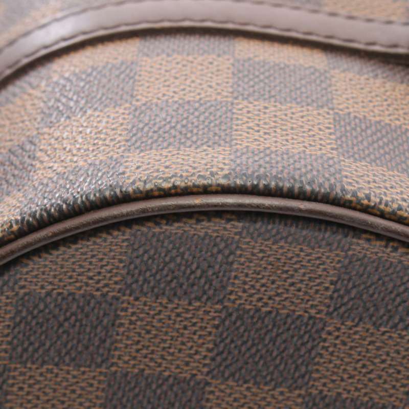 路易威登 Papillon 26 Damier Ebene 手提包 N51304 PVC塗層帆布皮革棕色二手女士-10