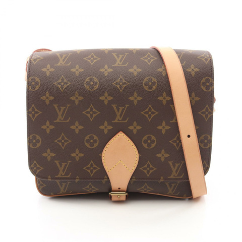 路易威登 Cartouchiere GM 單肩斜背包 M51253 Monogram 帆布 二手