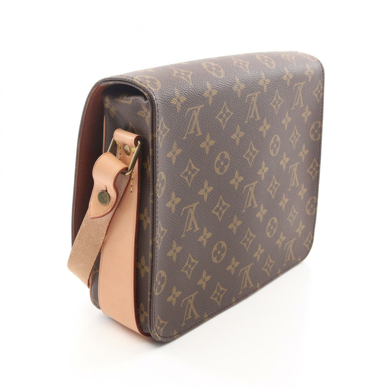 路易威登 Cartouchiere GM 單肩斜背包 M51253 Monogram 帆布 二手-1