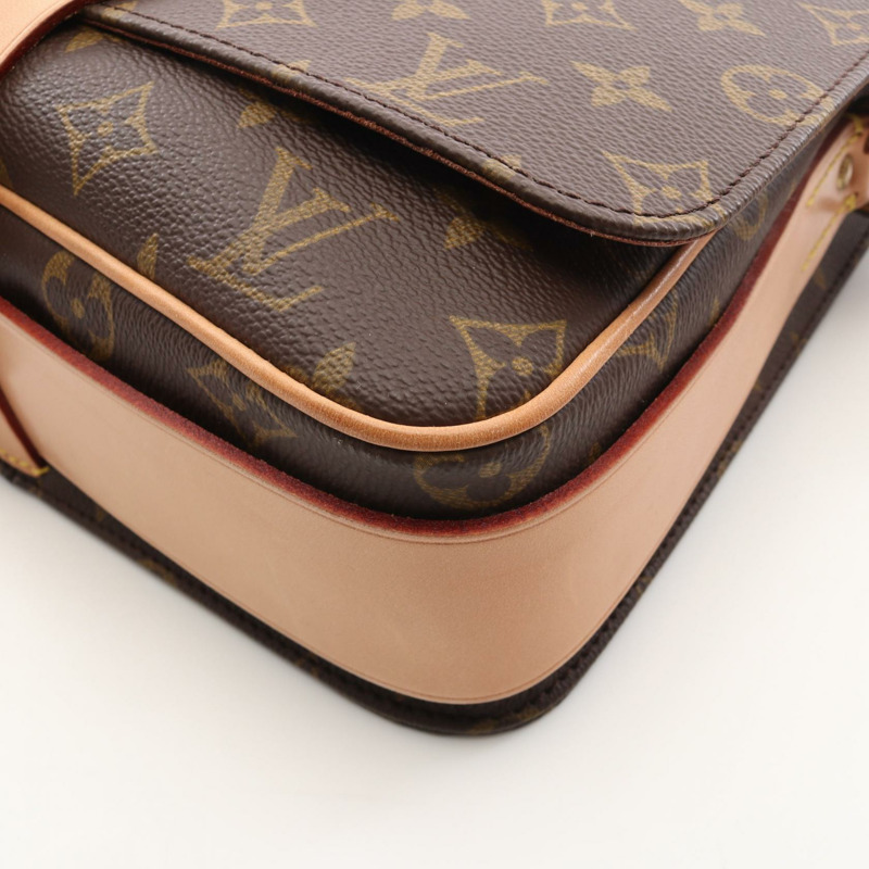 路易威登 Cartouchiere GM 單肩斜背包 M51253 Monogram 帆布 二手-5