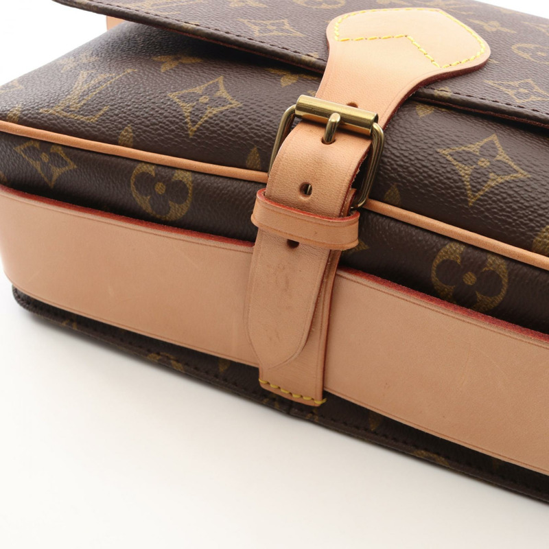 路易威登 Cartouchiere GM 單肩斜背包 M51253 Monogram 帆布 二手-6