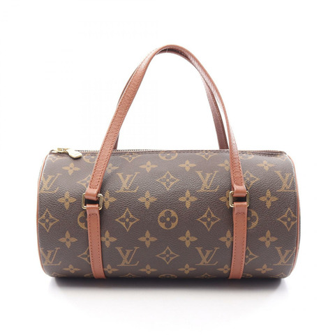 路易威登 Papillon 26 舊手提包 M51366 Monogram 帆布皮革二手
