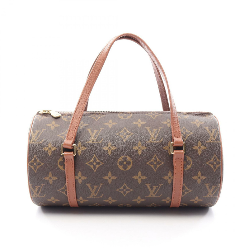 路易威登 Papillon 26 舊手提包 M51366 Monogram 帆布皮革二手-0