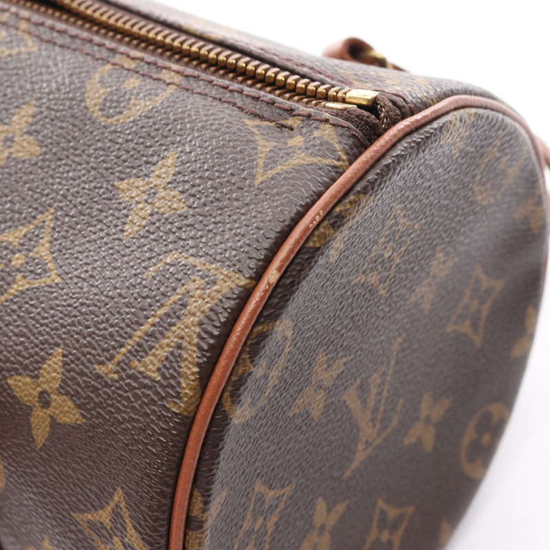路易威登 Papillon 26 舊手提包 M51366 Monogram 帆布皮革二手-10