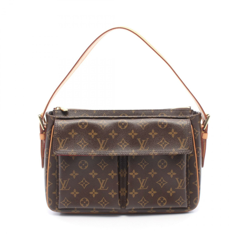 路易威登 Vivacite GM 單肩手提包 M51163 Monogram 帆布 二手 LV-0