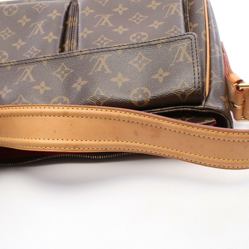 路易威登 Vivacite GM 單肩手提包 M51163 Monogram 帆布 二手 LV-9