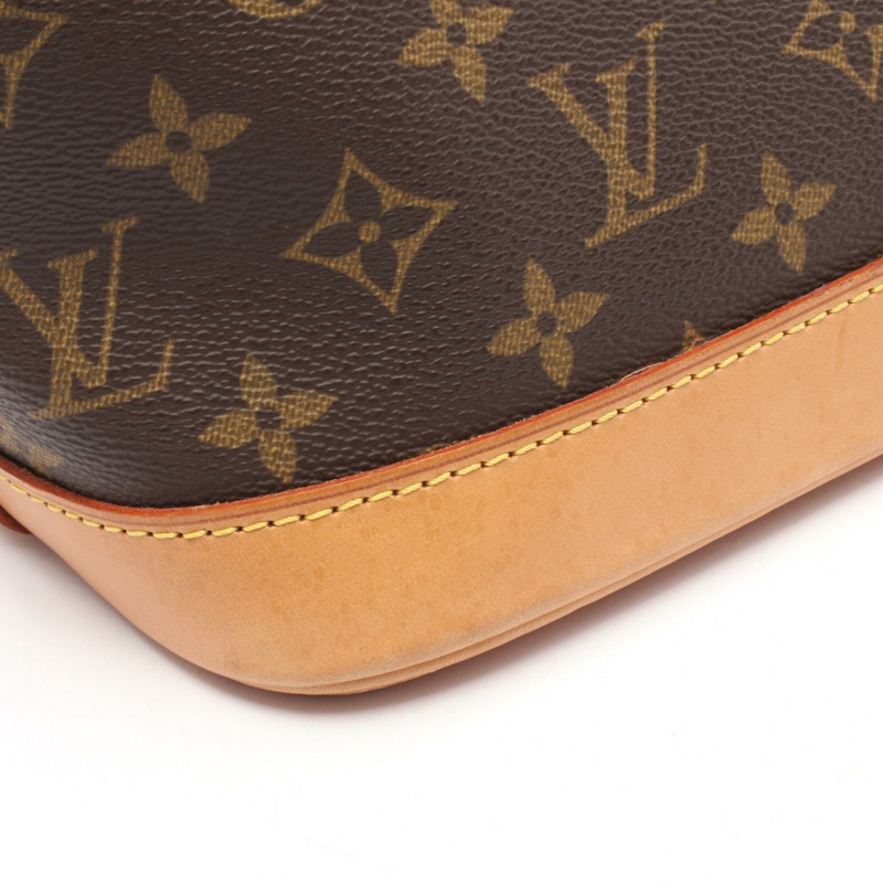 路易威登 Alma PM 手提包 M51130 Monogram 帆布皮革棕色二手 LV-8