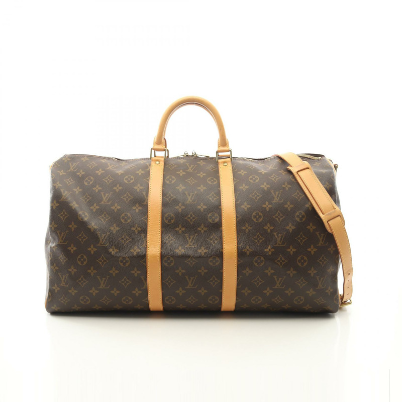 路易威登 Keepall Bandouliere 55 斜背旅行包 M41414 Monogram 二手-0