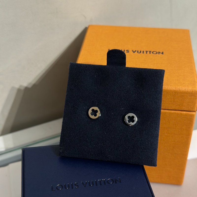 LOUIS VUITTON Empreinte 18K白金耳環-1