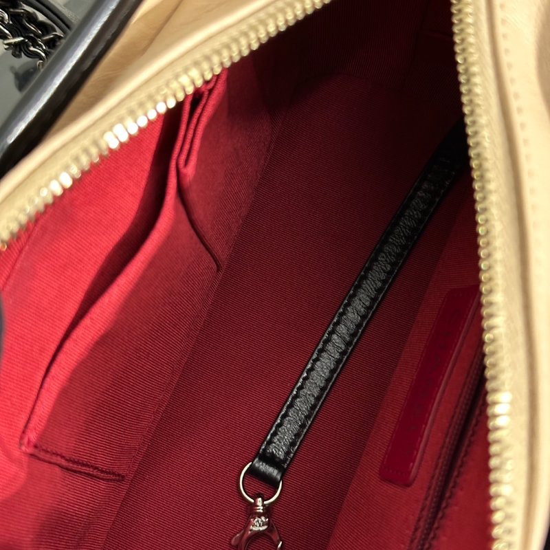 CHANEL 雙鍊條流浪包 - 小號奶茶29開-8