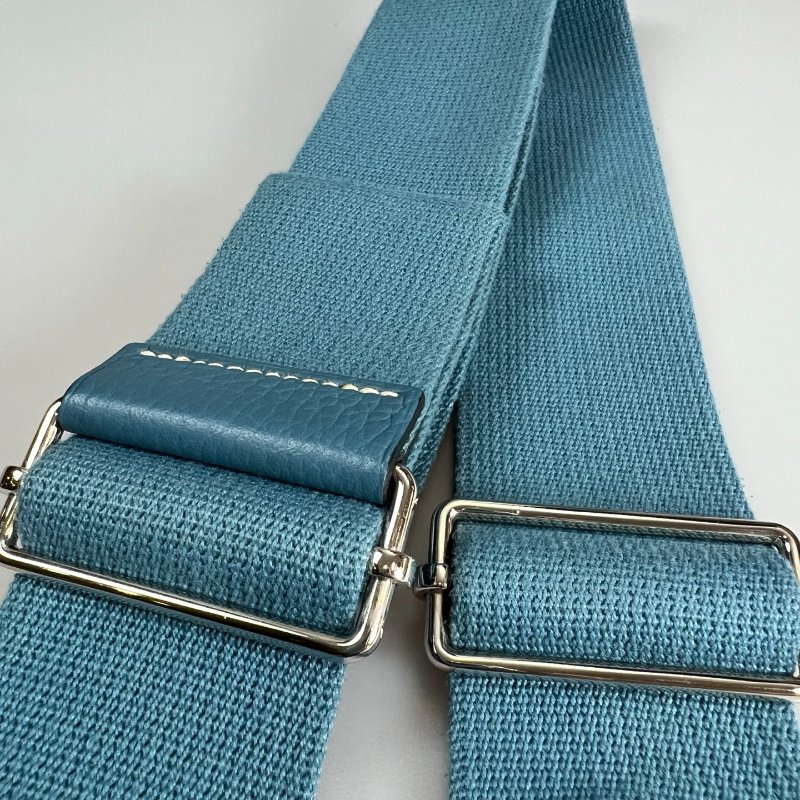 HERMES □Q刻 牛仔藍 TC皮 EVELYNE 29肩背包-10