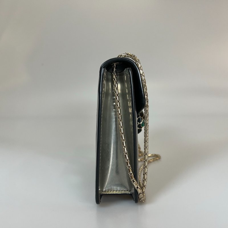 BVLGARI 銀色蛇頭包-2