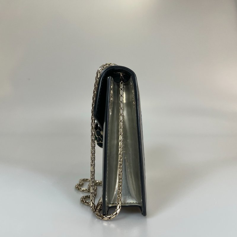 BVLGARI 銀色蛇頭包-3