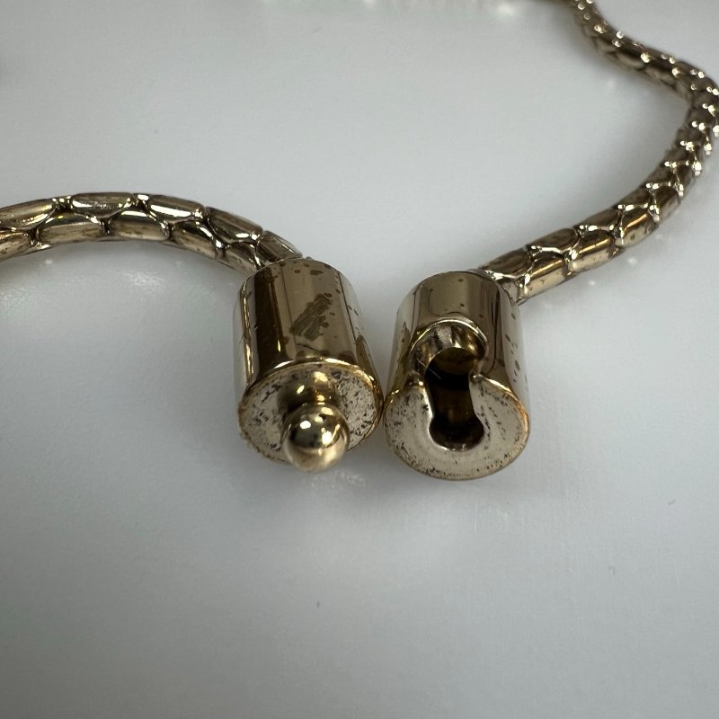 BVLGARI 銀色蛇頭包-12