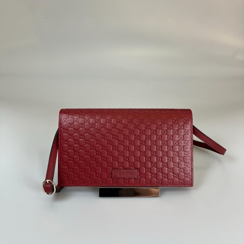 GUCCI 466507 紅壓紋WOC-0