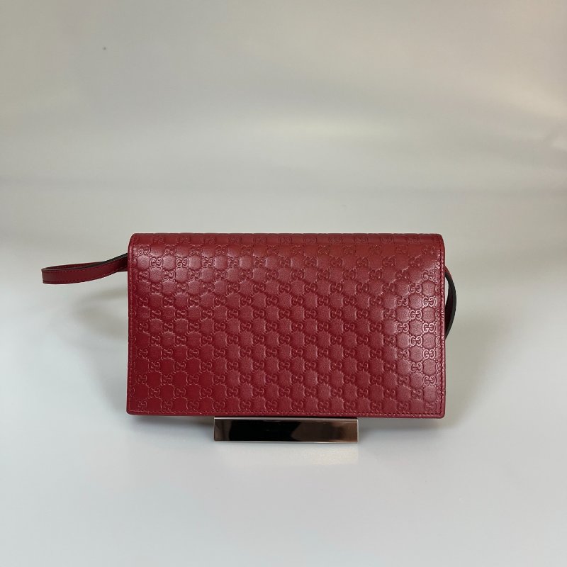 GUCCI 466507 紅壓紋WOC-1