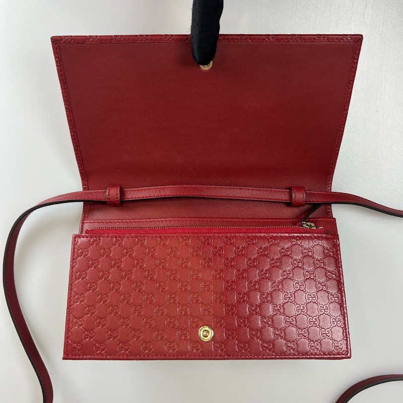 GUCCI 466507 紅壓紋WOC-5
