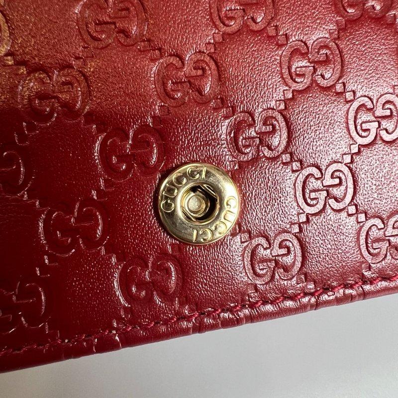 GUCCI 466507 紅壓紋WOC-9
