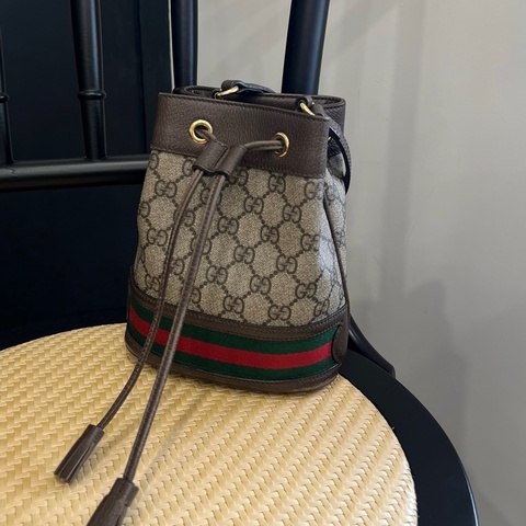 GUCCI 550620 老花水桶包MINI