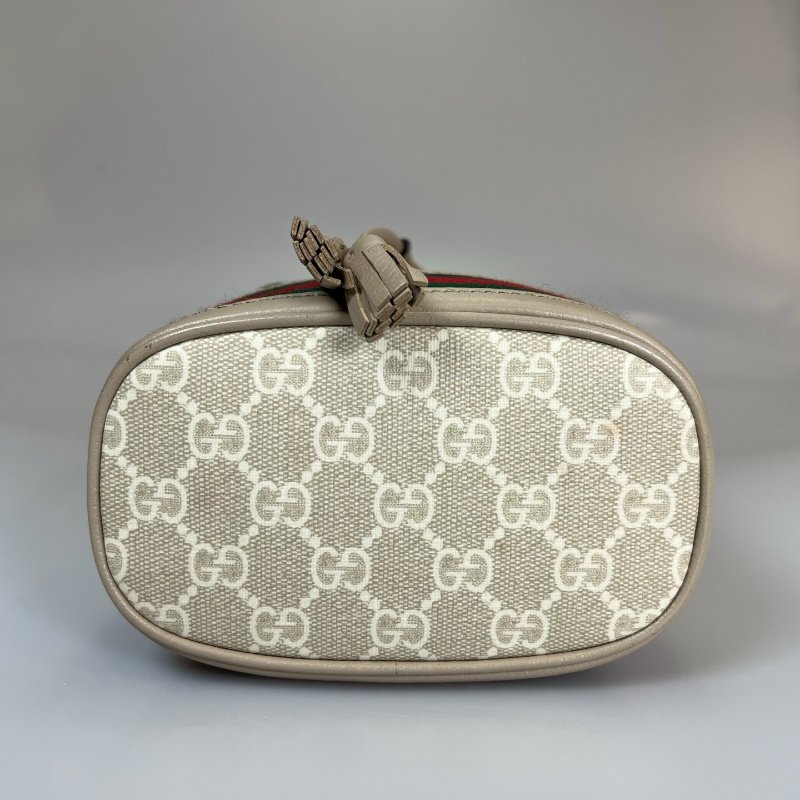 GUCCI 550620 燕麥色水桶包-4