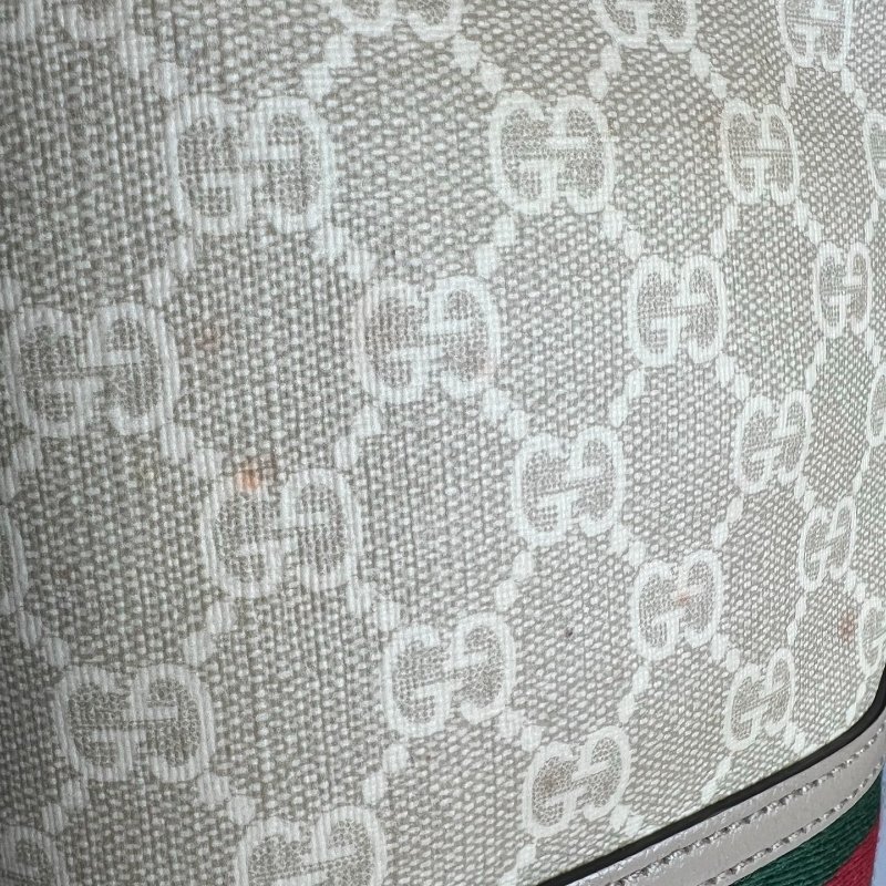 GUCCI 550620 燕麥色水桶包-6
